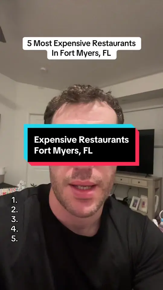 Harold's in Fort Myers showing restaurant visit, expensive dining, video by discoverymatt on TikTok