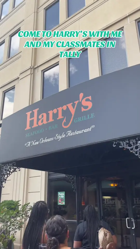 Harry's Seafood Bar & Grille in Gainesville showing food, drinks, review, video by itsthe_brat on TikTok