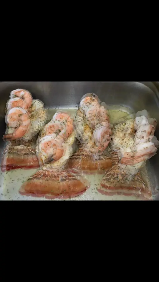 Havana Island Cafe Big Coppitt in Key West showing menu item, surf and surf, video by havana.cafe.baham on TikTok
