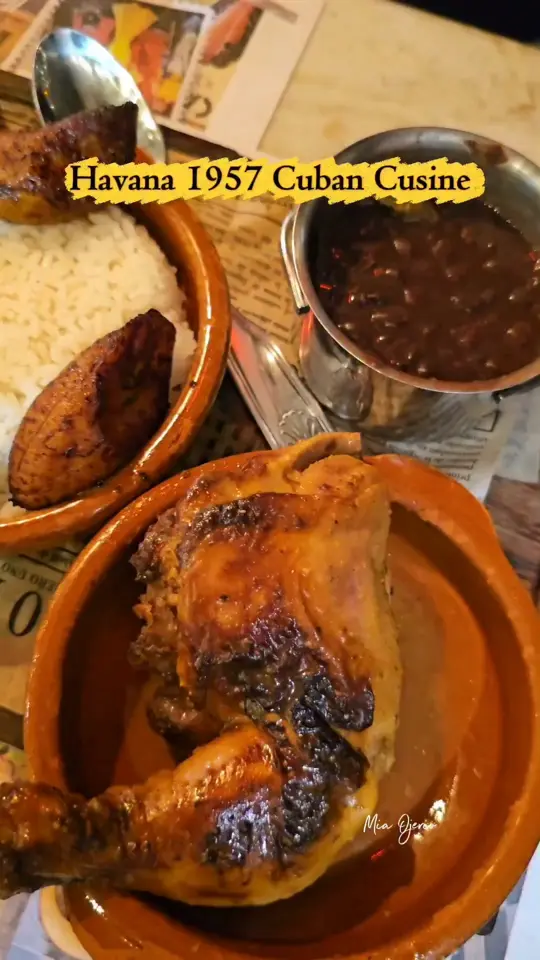 Havana Restaurant in West Palm Beach showing review, visit, cuban cuisine, filipino food comparison, video by Mia's World on Facebook