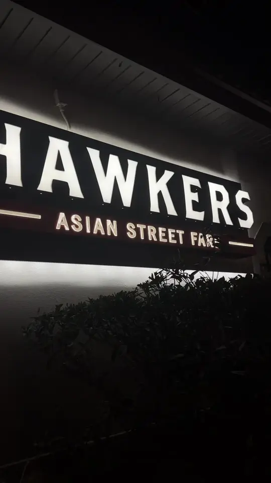 Hawkers Asian Street Food in Neptune Beach showing visit, atmosphere, video by kdysianamars on TikTok
