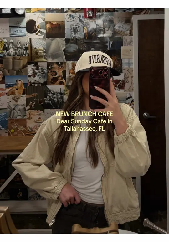  in Florida showing brunch, soft opening, cafe atmosphere, video by thehanniemarie on TikTok