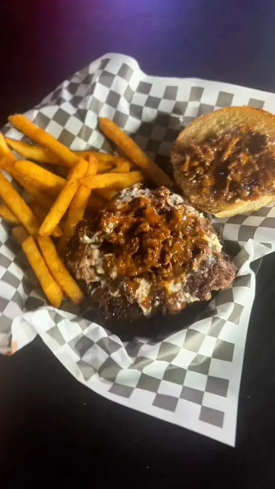 Headline Merritt Island in Merritt Island showing food, smash burgers, fries, video by Shore Lanes Merritt Island on Facebook