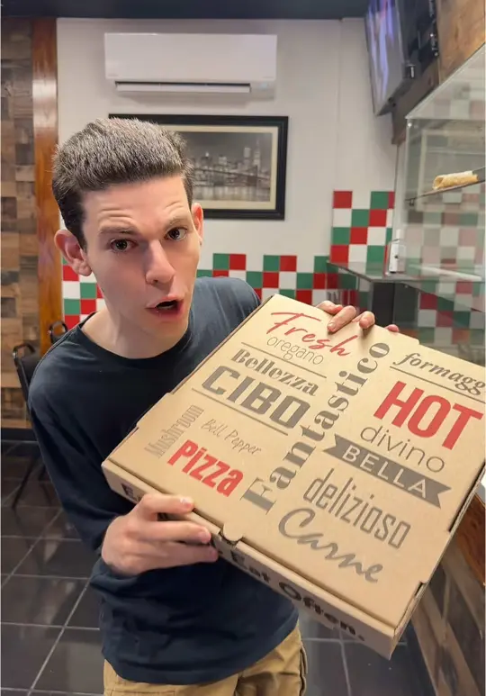 Hector's NY Pizza in Carrollwood showing pizza, video by itsbrandonmax on TikTok