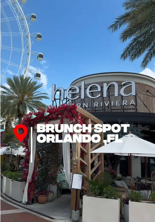 Helena Modern Riviera in Orlando showing brunch, food, video by poeticfleurss on TikTok