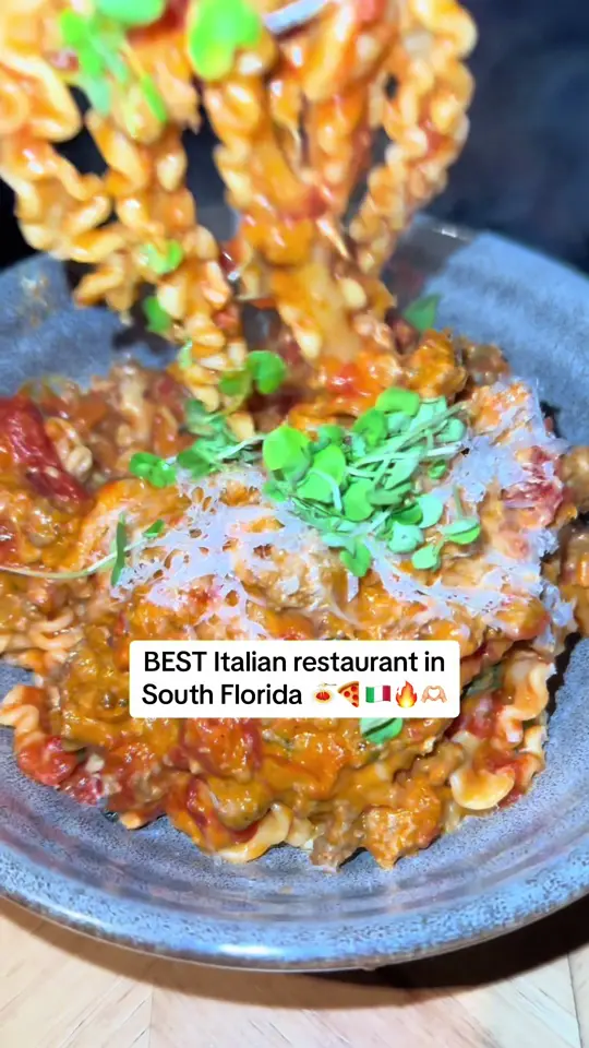 Heritage in Fort Lauderdale showing review, italian restaurant, video by conibop on TikTok
