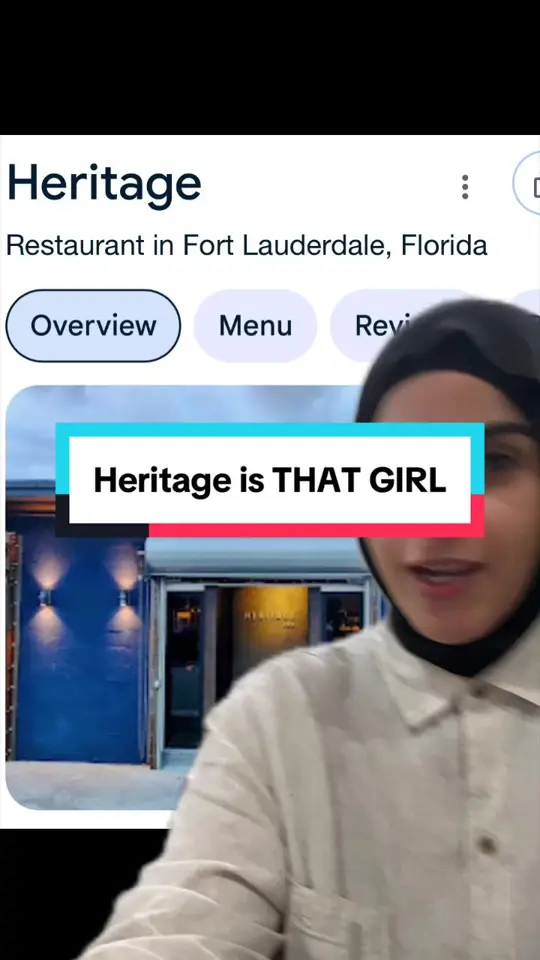 Heritage in Fort Lauderdale showing review, visit, video by rubasreality on TikTok