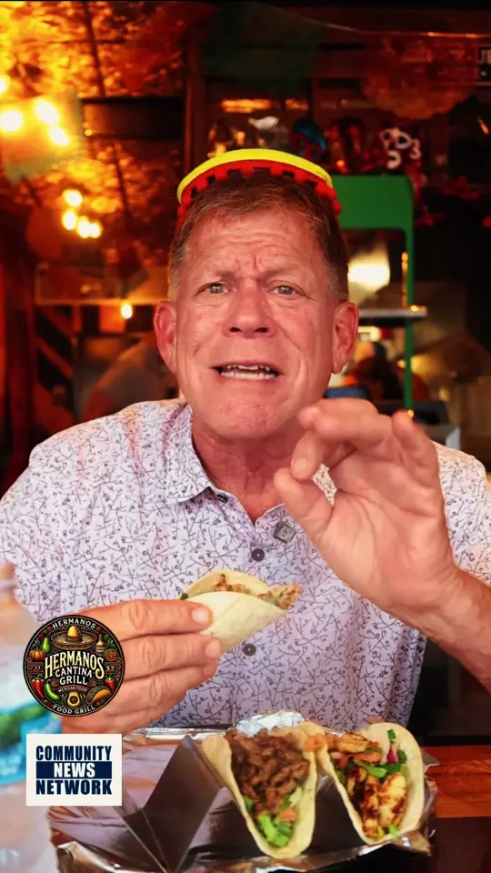 Hermanos Cantina Grill in Coral Gables showing tacos, burritos, video by Community Newspapers on YouTube