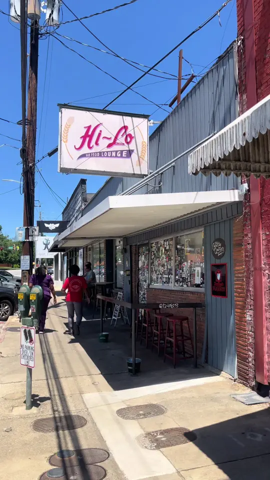 Hi-Lo Lounge in Athens showing review, reuben sandwich, vegan version, video by oldsoultravelsandeats on TikTok