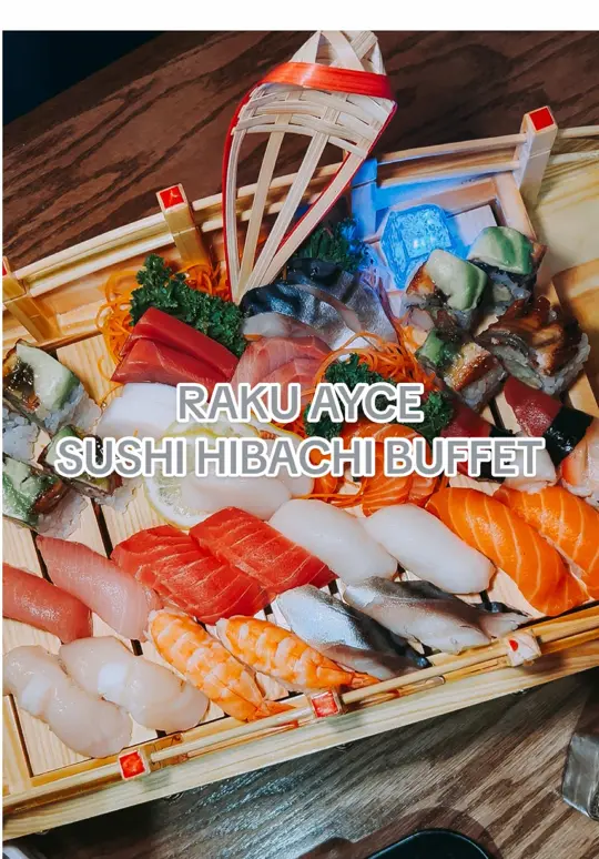 Hibachi Buffet in Duluth showing restaurant visit, sushi, video by sharingthetable on TikTok