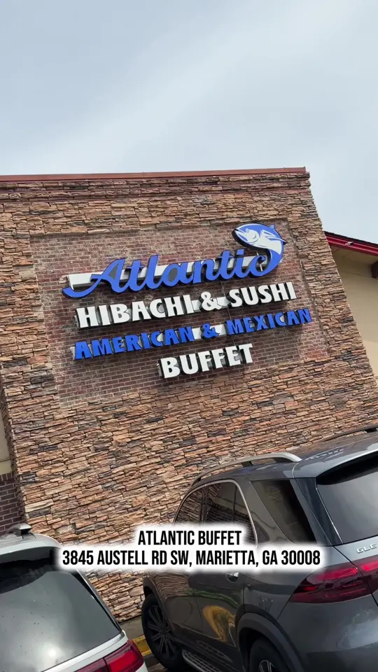 Hibachi Grill & Amazing Buffet in Marietta showing buffet, hibachi, sushi, american food, mexican food, video by lachikisfm on TikTok