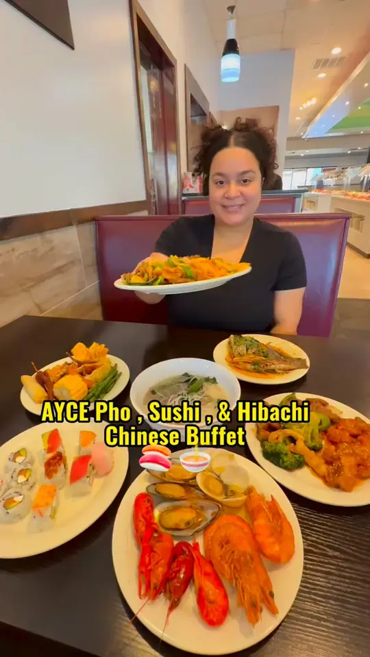 Hibachi Grill & Supreme Buffet in Lawrenceville showing review, visit, lunch, dinner, video by gourmetangiie on Facebook