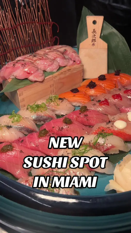  in Florida showing review, sushi, video by maxeatsss on TikTok