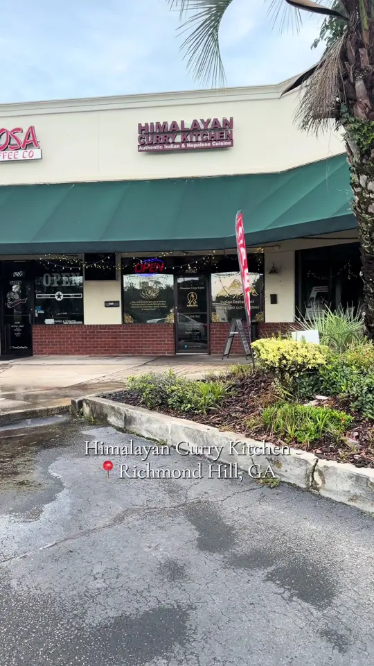 Himalayan Curry Kitchen in Richmond Hill showing review, visit, video by shilah.word on TikTok