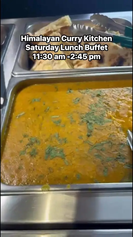 Himalayan Curry Kitchen in Richmond Hill showing food, lunch buffet, video by Himalayan Curry Kitchen on Facebook