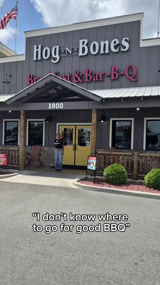 Hog-N-Bones in Waycross showing restaurant, bbq, video by HNB #1 Waycross on Facebook