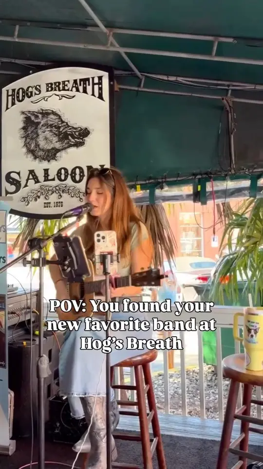Hog's Breath Saloon in Key West showing live music, video by Hog's Breath Saloon on Facebook