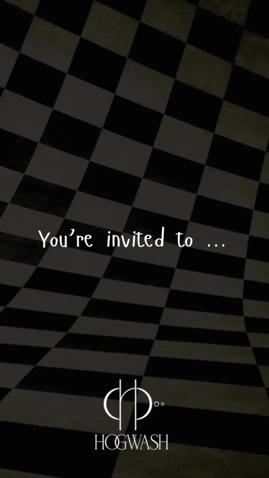 Hogwash in Fort Myers showing invitation, curiosity shop, mad hatter teaparty, video by hogwash.fm on TikTok