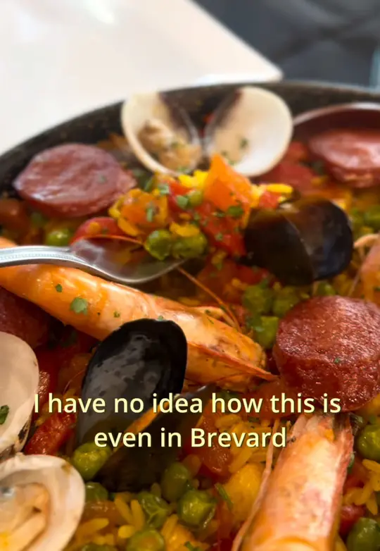 Hola! Cuban Kitchen in Merritt Island showing elevated cuban cuisine, gorgeous setting, restored home, video by brevardbanana on TikTok