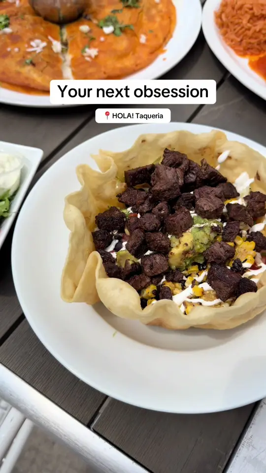 HOLA! Taqueria & Bar in Roswell showing restaurant, mexican food, tacos, margaritas, video by hola.taqueria on TikTok