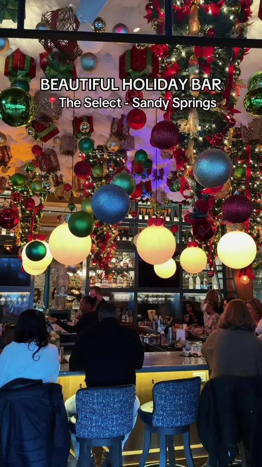 HOLIDAY in Atlanta showing bar, atmosphere, video by atlfoodies on TikTok