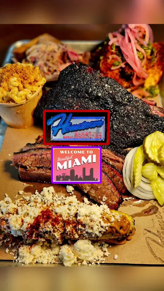 Hometown Barbecue in Miami showing review, atmosphere, food, video by treyschowdown on TikTok