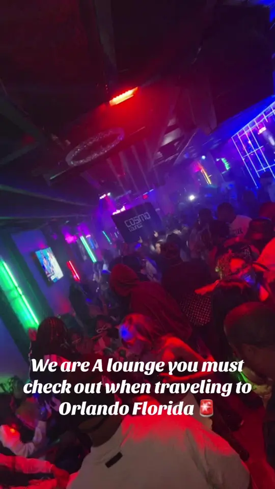  in Florida showing hookah, drinks, atmosphere, venue, video by cosmoloungeorlando on TikTok