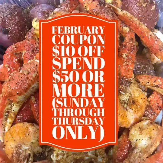 Hot N Crazy Crab in Brandon showing food, cajun seafood, juicy crab, video by Hot N Crazy Crab on Facebook