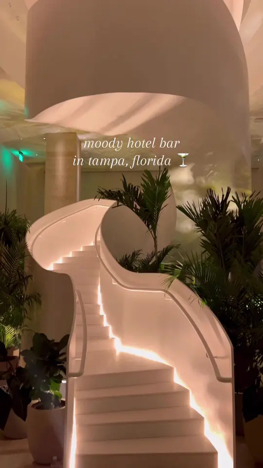 Hotel Bar Tampa in Tampa showing cocktail, hotel bar atmosphere, video by haleymahabadi on TikTok