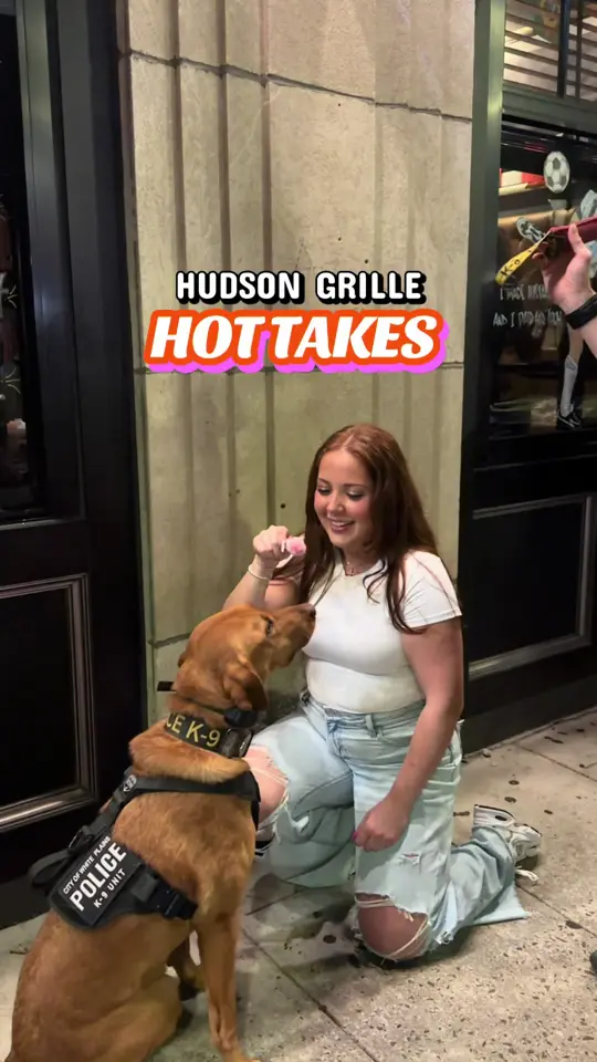 Hudson Grille in Atlanta showing drinks, drink specials, video by hudsonnightlife on TikTok