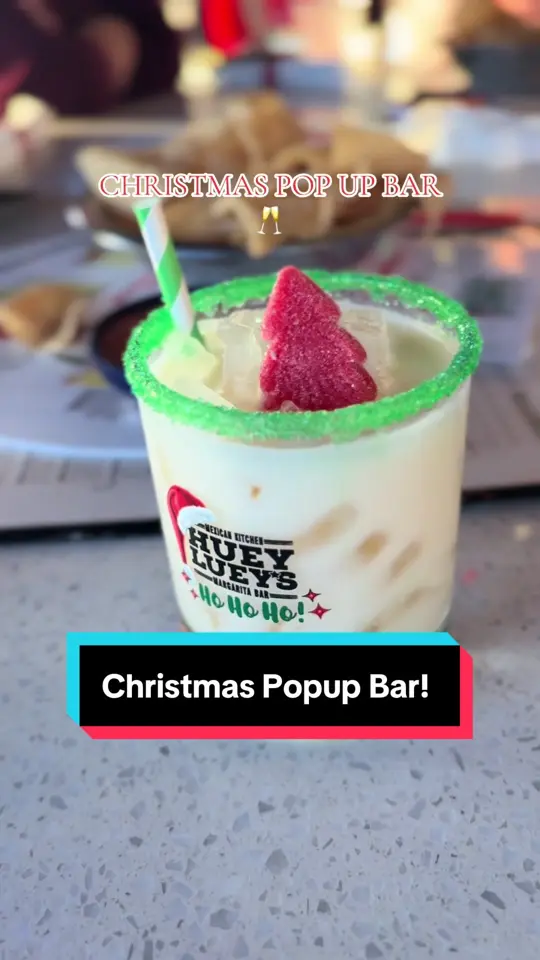 Huey Luey's Mexican Kitchen & Margarita Bar in Acworth showing popup bar, cocktails, video by laureneckhoff on TikTok