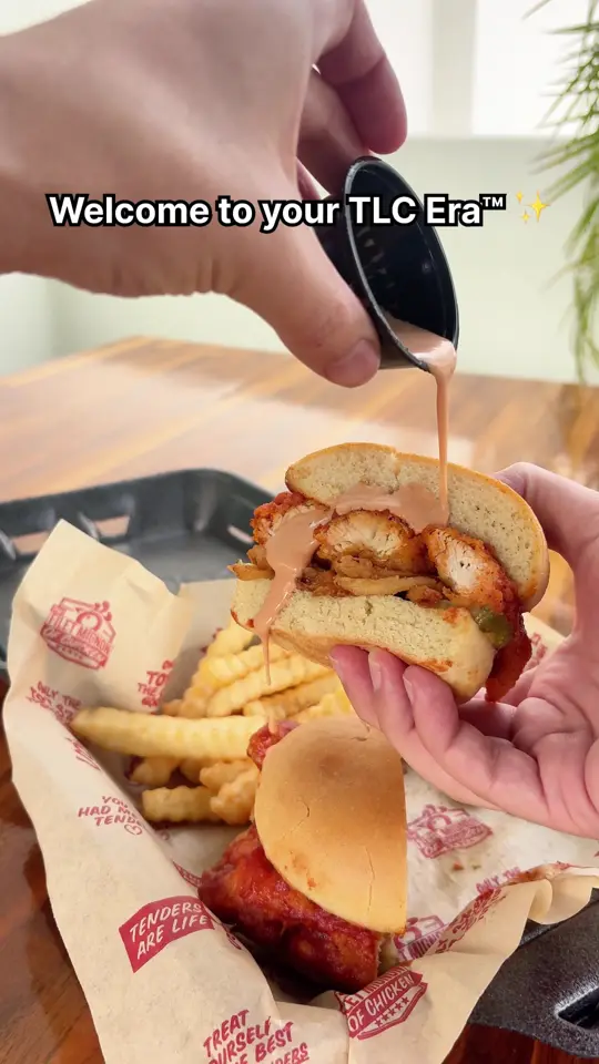 Huey Magoo’s Chicken Tenders - Dr. Phillips in Orlando showing chicken tenders, hand-breaded tenders, grilled tenders, video by hueymagoos on TikTok
