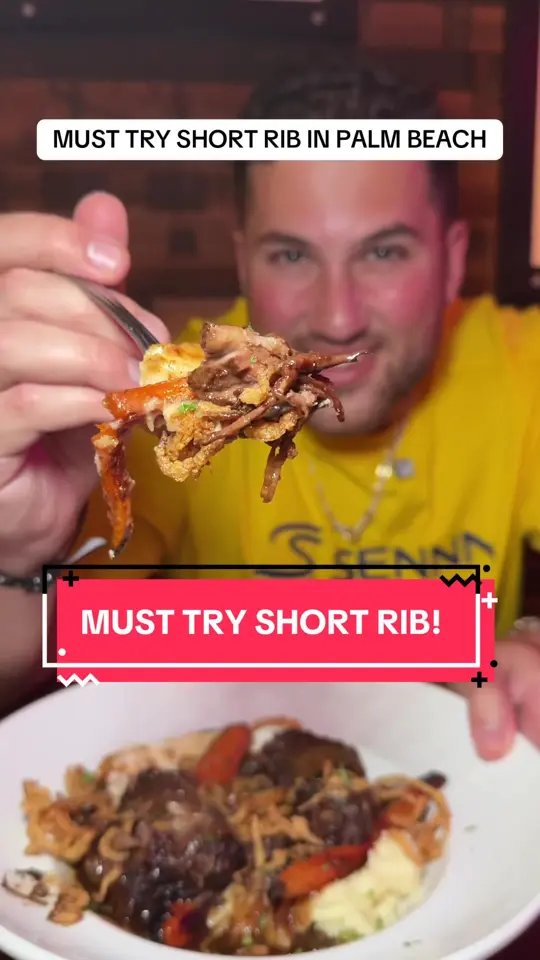 Hullabaloo in West Palm Beach showing short rib, south florida, video by mikeiseating on TikTok