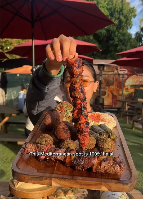 Brasao Steak And Grill Miami Southwest Ranches in Florida showing food, wraps, halal protein, video by explorewithgg on TikTok