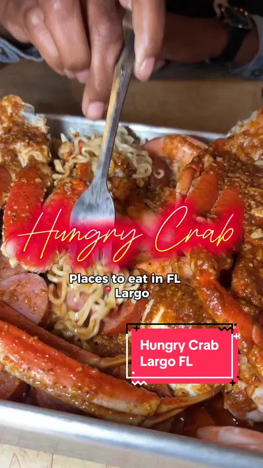 Hungry Crab Juicy Seafood & Bar Restaurant Orlando in Orlando showing all you can eat seafood, video by ntashahall on TikTok