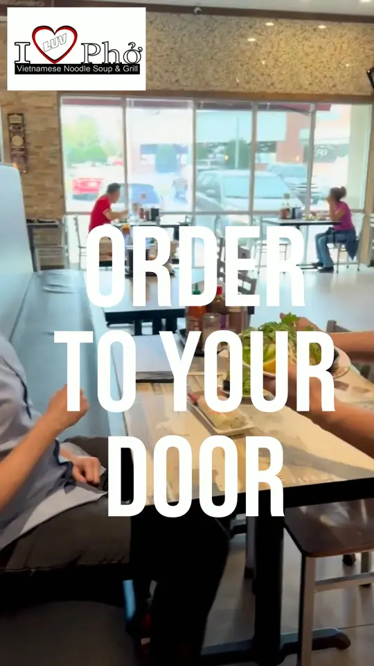 I Luv Pho Mall of Georgia in Buford showing food, pho de res combinado, stir-fried dishes, video by I Luv Pho Mall Of Georgia on Facebook