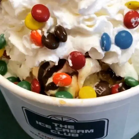 Ice Cream Club of Cape Coral in Cape Coral showing ice cream, club mega sundae, video by ICE CREAM CLUB OF CAPE CORAL on Facebook