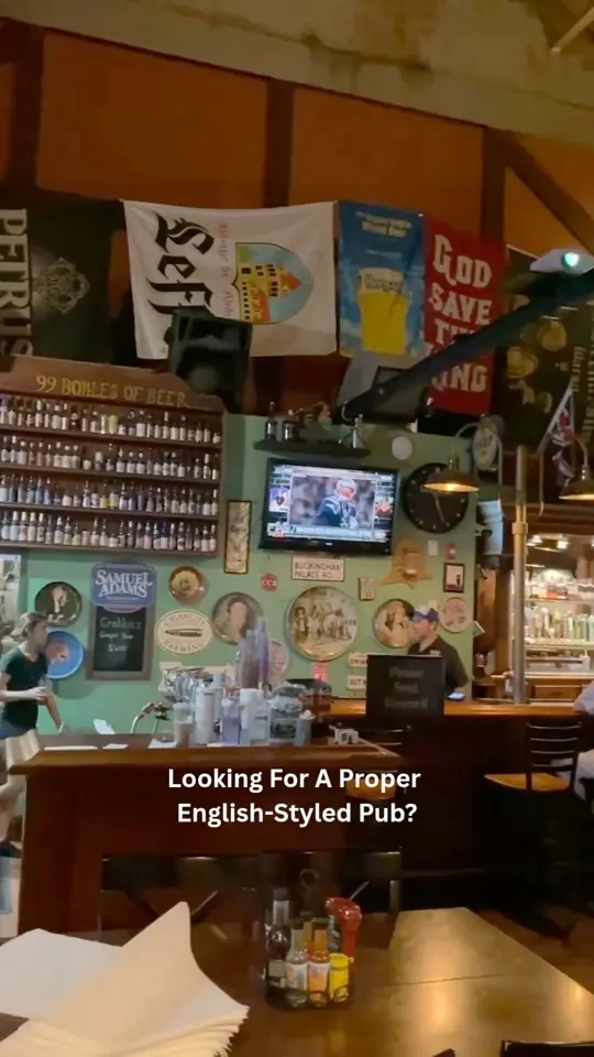  in Florida showing english-style pub, 26 taps, competition dart boards, fish 'n chips, cottage pie, bangers & mash, video by Punta Gorda/Englewood Beach on Facebook