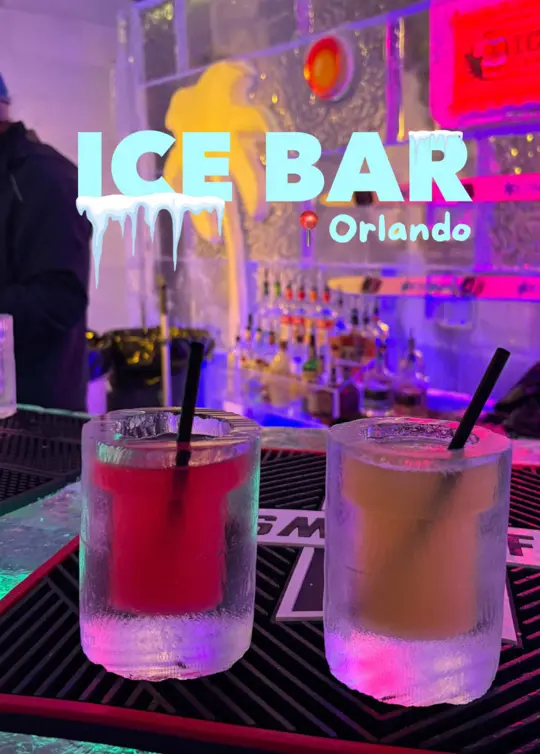 ICEBAR Orlando in Orlando showing cocktail, ice bar visit, video by thejordandreww on TikTok