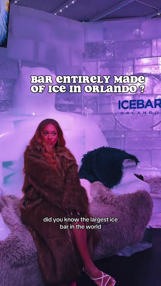 ICEBAR Orlando in Orlando showing visit, icy cocktails, video by orlandoqueen on TikTok