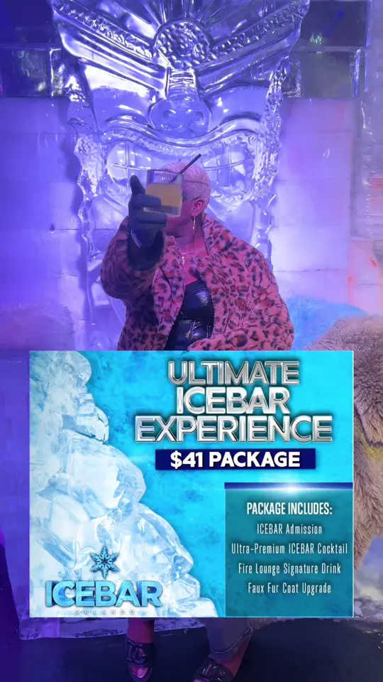 ICEBAR Orlando in Orlando showing cocktail, visit, video by chelly_1104 on TikTok