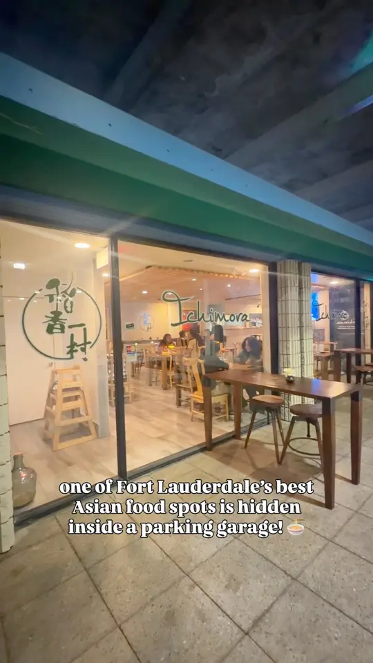 Ichimora in Fort Lauderdale showing review, visit, japanese cuisine, authentic food, video by Fort Lauderdale Downtown on Facebook