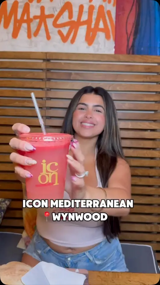  in Florida showing menu, $12 menu, video by ICON Mediterranean on Facebook