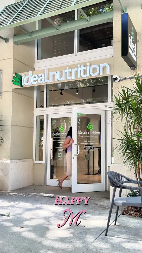 Ideal Nutrition in Port St. Lucie showing visit, complimentary rose, video by idealnutritionnow on TikTok