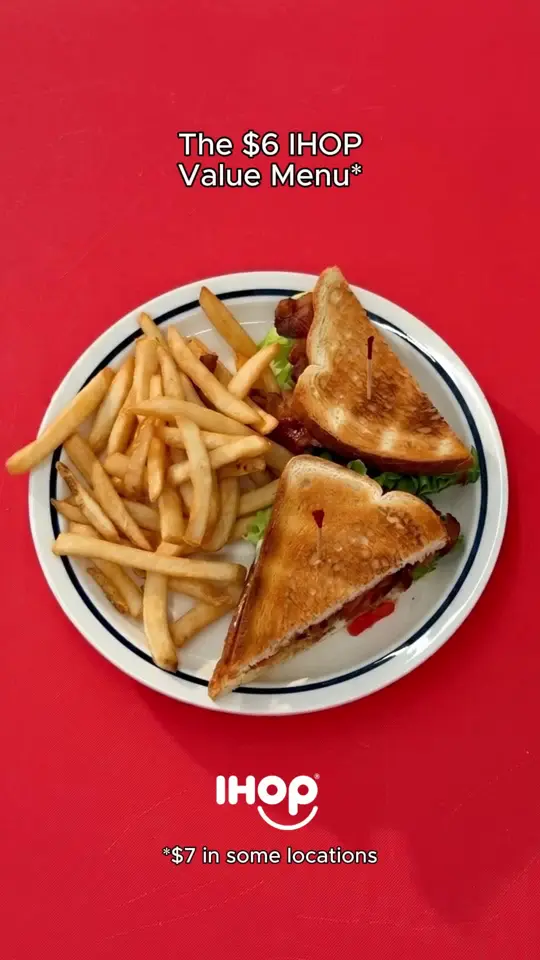 IHOP in Eustis showing value menu, affordable dining, video by ihop on TikTok