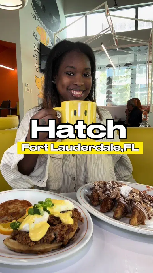 IHOP in Fort Lauderdale showing brunch, eggs benedict, mimosas, french toast, video by ericaeatsamerica on TikTok
