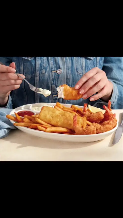 IHOP in Jackson showing food, fisherman platter, fish and chips, video by ihopspokane on TikTok