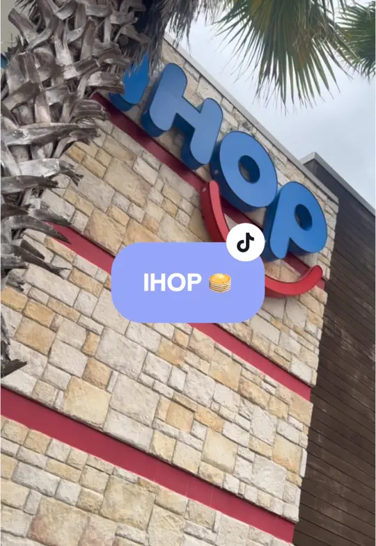 IHOP in Orlando showing breakfast, pancakes, steak and eggs, video by j80ojf on TikTok