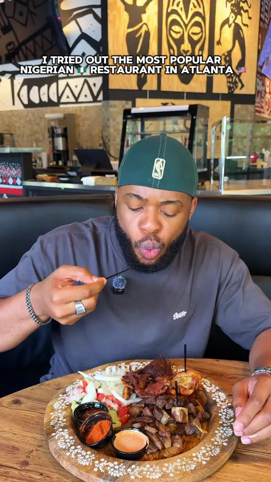 Ike’s Cafe and Grill - Norcross in Norcross showing review, nigerian food, video by briannwana on TikTok
