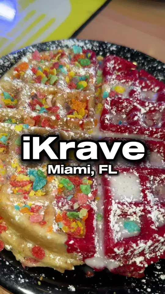 iKrave in Miami showing review, visit, food, beef neckbones, shrimp pasta, cheese grits, video by eatwithraye on TikTok
